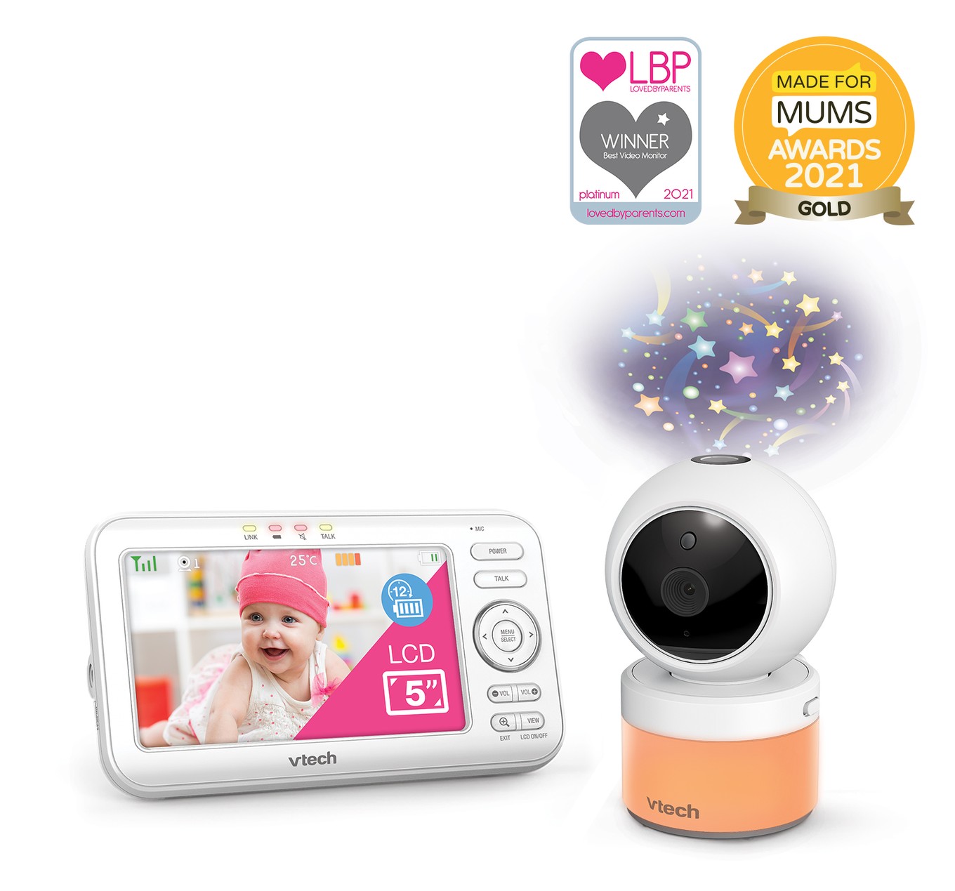 Vtech baby monitor pan best sale and tilt